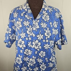 Vintage Hawaiian Shirt XL Summer Short Sleeve Shirt Men's beachwear